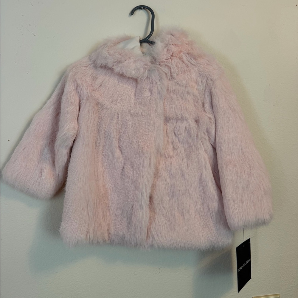 Adorable Genuine Fur Hooded Jacket